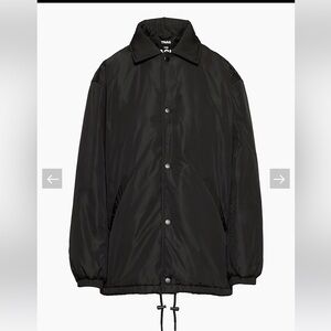 TNA Coaches Jacket Black Size XS